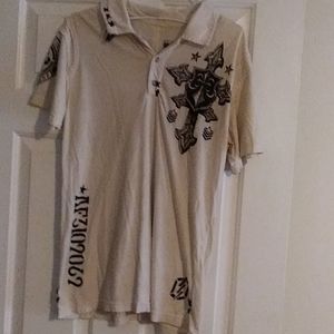 Afflection polo shirt